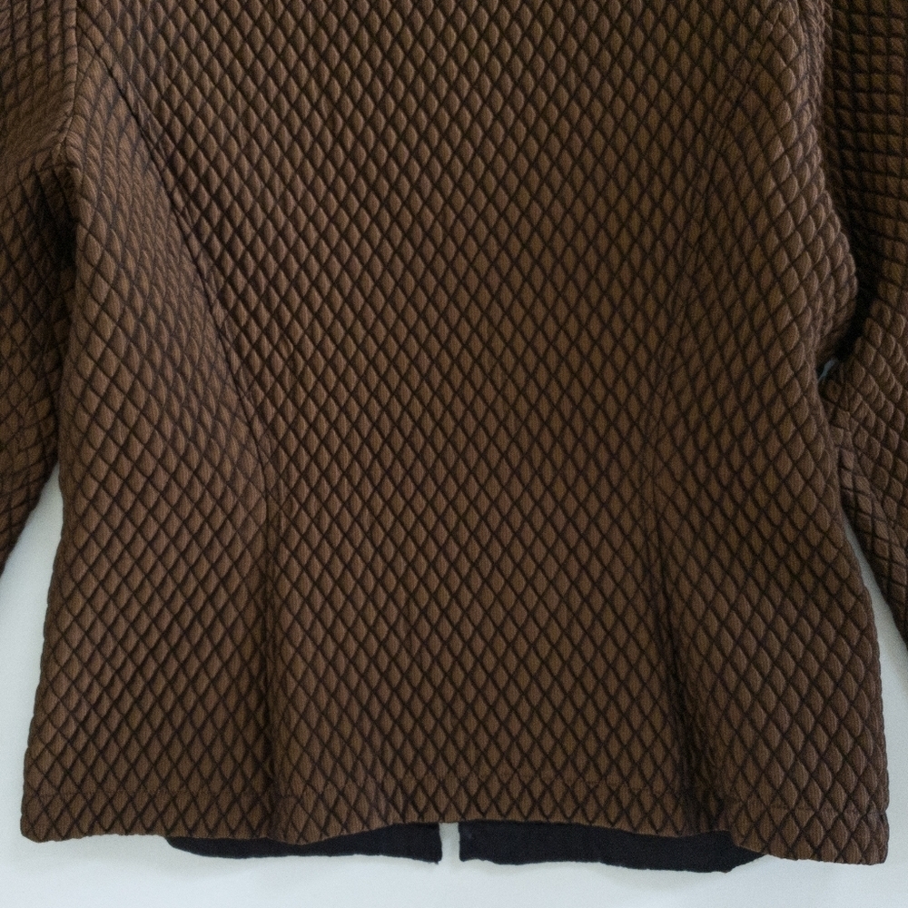 Sent John Patchwork Full-Zipper Mandarin Collar Q… - image 5